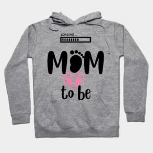 Mom to be girl Hoodie